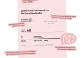 Matériel de vote - liste déclarée nulle
